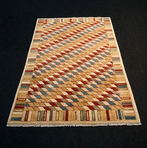 Oriental Rug Ziegler 180 X 123 CM Gabbeh Modern Designer Carpet Hand Knotted - Imagen 1 de 12