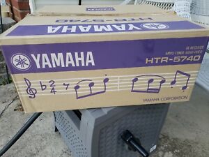Yamaha HTR 5740 6.1 Home Theater Amplifier bundle Remote in retail box