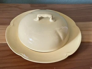 Johnson Brothers Goldendawn Yellow Muffin Pastry Danish Dish 8” Domed Vented Lid - Picture 1 of 7