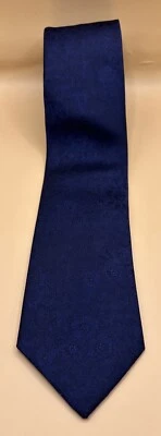 Corbata para hombre Perry Ellis Portfolio delgada azul diseño floral usada en excelente estado Foto 1 de 3