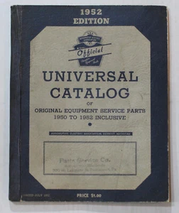 AEA UMS Universal Electrical Parts Book ~ 1952 ~ Catalog - Picture 1 of 1