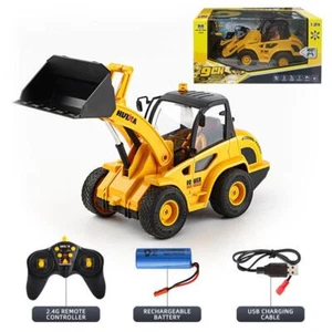 HUINA 1518 1:24 RC Loader 2.4G 9CH Remote Control Dozer Truck Vehicles Toys - Picture 1 of 7