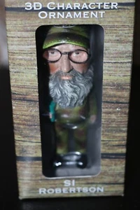 Vintage Duck Dynasty Uncle Si 3D Christmas Ornament - Y2K Holiday Tree Decor - Imagen 1 de 5