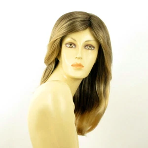 Parrucca donna semi lunga castano mechato dorato : ZELINDA 6T24B - Picture 1 of 8