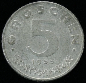 Austria 5 Groschen 1948 to 1992 (Choose the Year) (GLIC-003B) - Picture 1 of 2