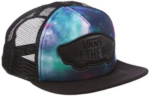 Gorra de camionero ajustable de malla negra Vans para hombre Galaxy - Imagen 1 de 2