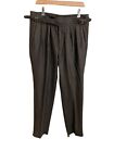 Rubinacci Men's 'Manny' Green Flannel Gurkha Waist Trousers Size IT46 30/32"...