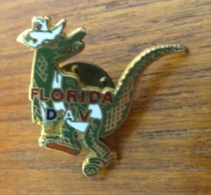 FLORIDA GATOR DAV (ENAMEL) PIN SOUVENIR DISABLED VETERANS PIN - Picture 1 of 2