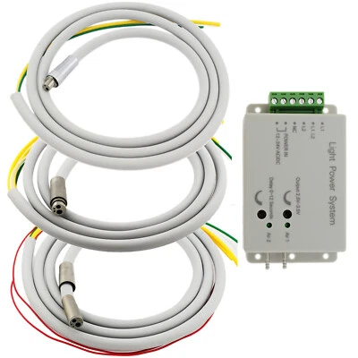 Pieza de mano dental cable tubos de silicona 2 4 6 orificios conexión sistema de alimentación de fibra óptica Foto 1 de 4