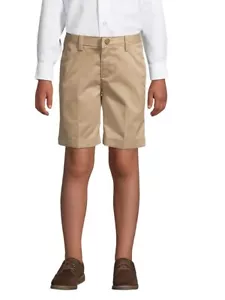 Lands' End School Uniform Boys Active Chino Shorts Size 8H - Picture 1 of 10