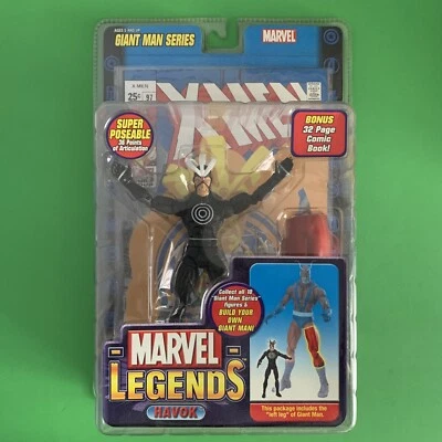 MARVEL LEGENDS HAVOK HOMBRE GIGANTE SERIE BAF CONSTRUIR UNA FIGURA TOY BIZ 2006 Foto 1 de 4