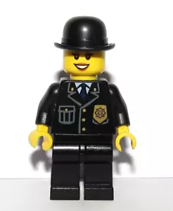 LEGO Minifigura Policía Policía Oficial Policía Policía Mujer Niña Mujer - Imagen 1 de 2