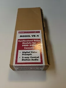 LINEAR VB-4 AUDIO REMOTE COMMAND MODULE W/ VOICE PROMPT - Picture 1 of 3
