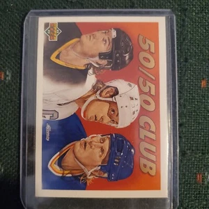 Lemieux/Gretzky/Hull, Upper Deck, 1991, #45, The 50/50 Club - Picture 1 of 2