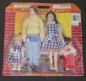 Casa de muñecas Horsman Dollhouse Dolls Family NOS - Imagen 1 de 3