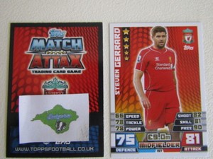 Topps Match Attax TCG 2014 ~ 2015 Football Cards Teams L~ S Variants (ef2)