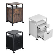 Office File Document Cabinet Printer Stand Unit Filing Storage Trolley Table Key
