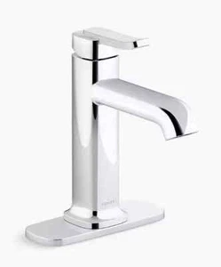 Grifo de baño Kohler Cordate cromado pulido manija única R30283-4D-CP nuevo - Imagen 1 de 2