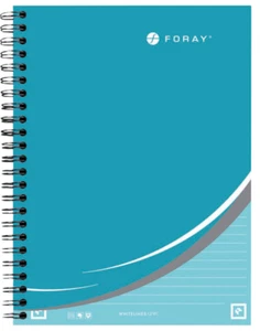 Cuaderno encuadernado con cable A5 tapa dura regla 160 páginas 80 gsm Blue Whitelines® paquete de 5 - Imagen 1 de 2