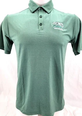 NEW Loyola Greyhounds Columbia Golf Collared SS Green Polo Shirt Mens M - Image 1 of 4