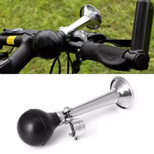 Bicycle Bike Cycling Retro Metal Air Horn Hooter Bell Bugle Trumpet Honking Bulb - Picture 1 of 7