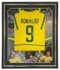Ronaldo Nazario of Brazil Signed Shirt Autographed Jersey BECKETT! Silver Pen