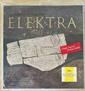 NEAR MINT "Strauss: Elektra" 2 LPs Borkh, Bohm 1961 DGG Tulip Stereo Import - Picture 1 of 4
