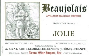 Etiquette de vin Beaujolais Jolie - Imagen 1 de 1