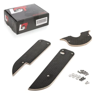 Trittbretter lang Armaturenblech Set Hexagon Druck für Simson Schwalbe KR51/1/2 - Bild 1 von 12