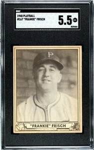 SGC 5.5 - 1940 Play Ball #167 Frankie Frisch Pittsburgh Pirates HOF - SUPERMAN - Foto 1 di 2