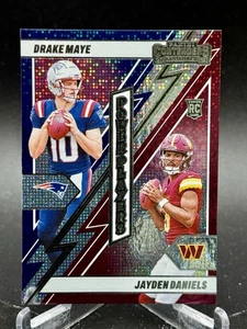 2024 Contenders Drake Maye Jayden Daniels RC Sparkle Dots Power Players Pats TT1 - Picture 1 of 2