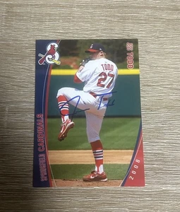 Jess Todd 2008 Tribüne Springfield Cardinals signierte Autogrammkarte - Bild 1 von 1