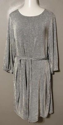 NWT Beautiful Cato Dress ~ 18/20W ~ Stripes ~ Pockets - Image 1 of 2