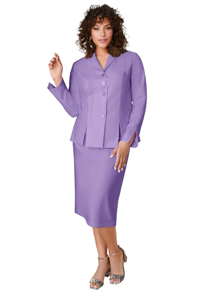 Chaqueta y cuello chal manga larga talla grande pequeña Roaman para mujer talla grande y Foto 1 de 4