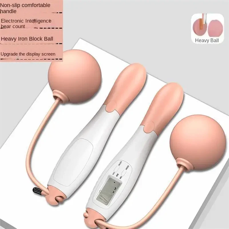 Corda de salto eletrônica sem fio contagem velocidade pular balcão academia fitness cro - Imagem 1 de 4