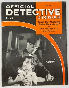 Official Detective Stories, June 1943, Vintage True Crime Stories, Pulp - Picture 1 of 5