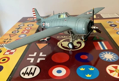 Carrusel 1:48 US Navy Grumman F4F Wildcat (6183) Modelo de avión fundido a presión Foto 1 de 4