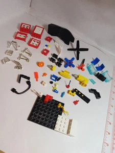 Lot Of 50+ Miscellaneous Pieces Lego Some Sticker Bricks  Staircase Some Vtg - Picture 1 of 8