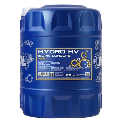 Aceite hidráulico 20 (1x20) litros MANNOL Hydro HV ISO 46 / HVLP 46 DIN 51524/3 - Imagen 1 de 3