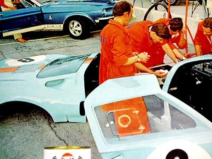 Anuncio Gulf Oil 1968* Mustang Shelby GT 500/40 1967/FORD GT40/Cobra/Merc Cyclone/GTX - Imagen 1 de 2
