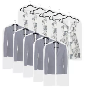 Clothes Garment Dust Cover Storage Suit Protector Dress Wardrobe Coat Hanger Bag - Picture 1 of 12