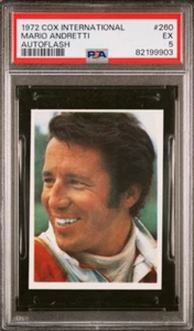 1972 Cox International Auto Flash 260 Mario Andretti Racing Card PSA 5 POP2 GOAT - Picture 1 of 2