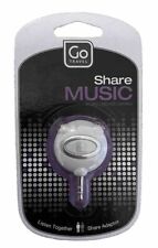 Go Travel Music Share Adapter 2 Headsets Usage on 1 Player BNIB Free UK P&P