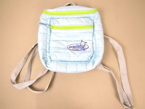 Vintage Sanrio Pochacco Snowboard Puffer Rucksack 2000 hellblau & grün - Bild 1 von 11