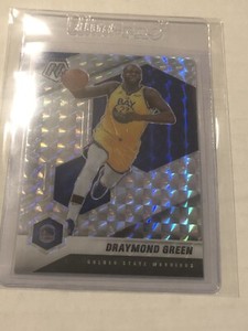 2020-21 Panini Mosaic Basketball Draymond Green Mosaic Silver Prizm #55 Warriors