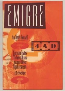 1988 Vaughan Oliver 4AD ed EMIGRE 9 VanderLans + Licko Typography Graphic DESIGN - Imagen 1 de 5