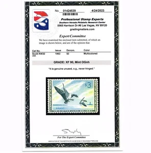EXCEPTIONAL SCOTT #RW30 MINT PRISTINE OG NH PSE CERT GRADED XF-90 #20244 - Picture 1 of 3