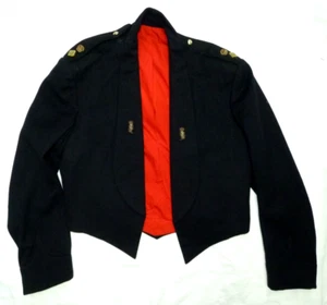 Vintage Officers Mess Dress Jacket Black /red lining /gold pips by Gieves Hawkes - Picture 1 of 13