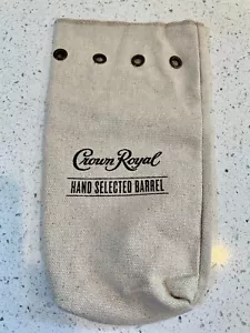 Borsa in tela con coulisse a botte selezionata a mano CROWN ROYAL - SPEDIZIONE GRATUITA - BELLA! - Foto 1 di 5