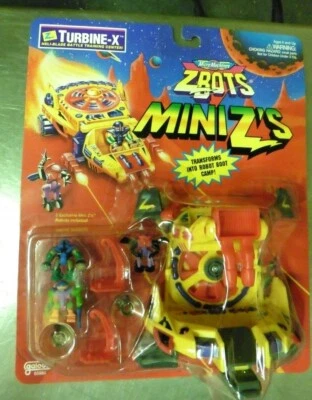 New Old Stock 1994 Galoob Z-Bots Micro Machines Mini Z's - Turbine-X  - Image 1 of 2